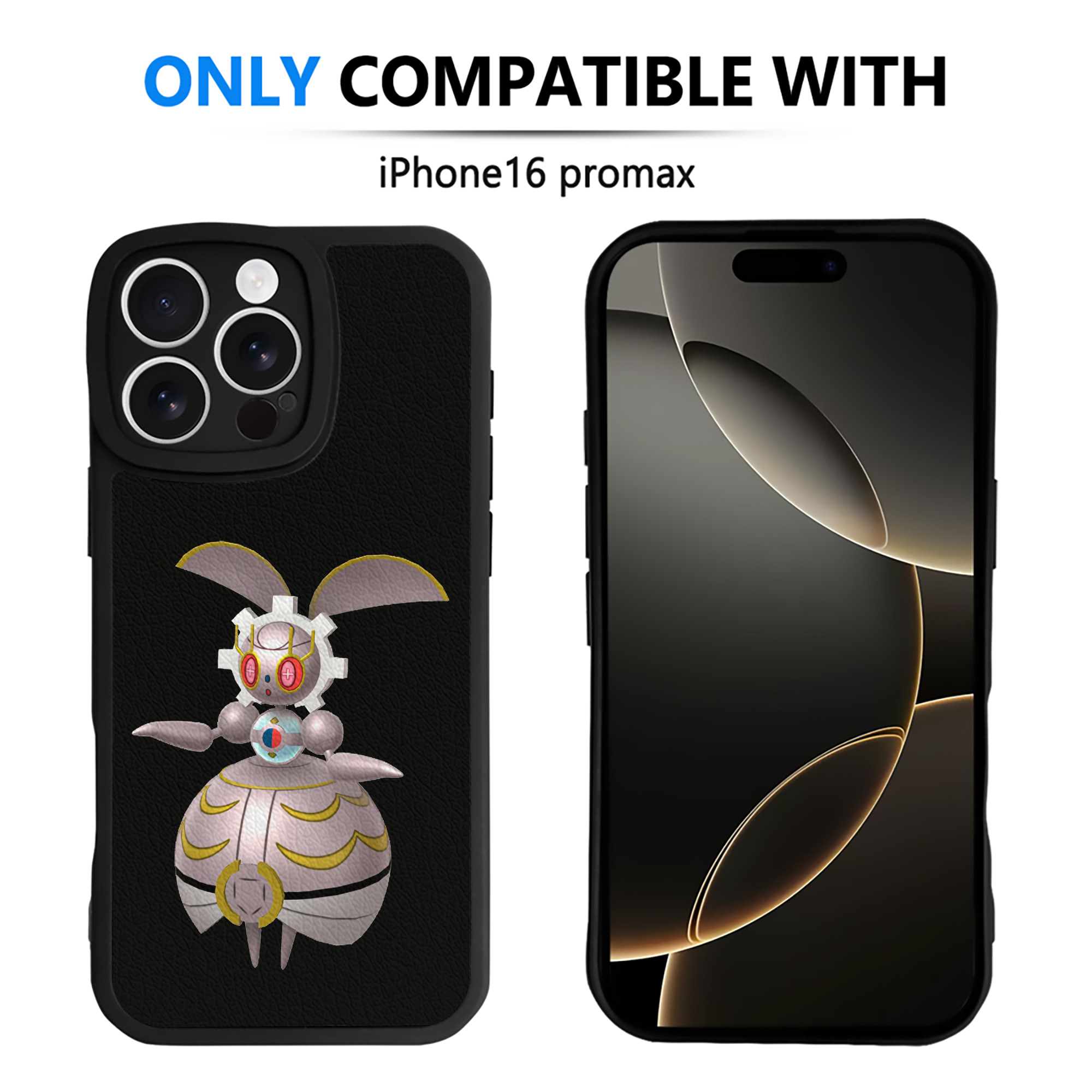 （画像用） ポケットモンスター Pokémon 【iPhone 16シリーズ対応】シリコンスマホケース（レザー調） 材質：シリコン